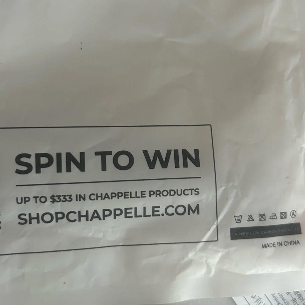 Chappelle Promotional Mask Collectible Bag 💯 100% Cotton